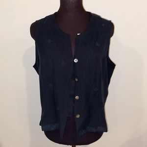 Vintage Tommy Bahama Silk Vest! Button down